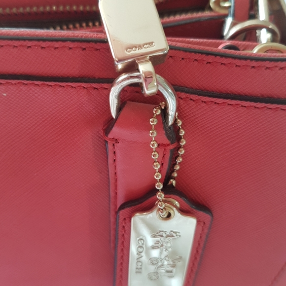 {**💕HOST PICK💕**} COACH Sappiano Satchel with cross body strap - Picture 4 of 8